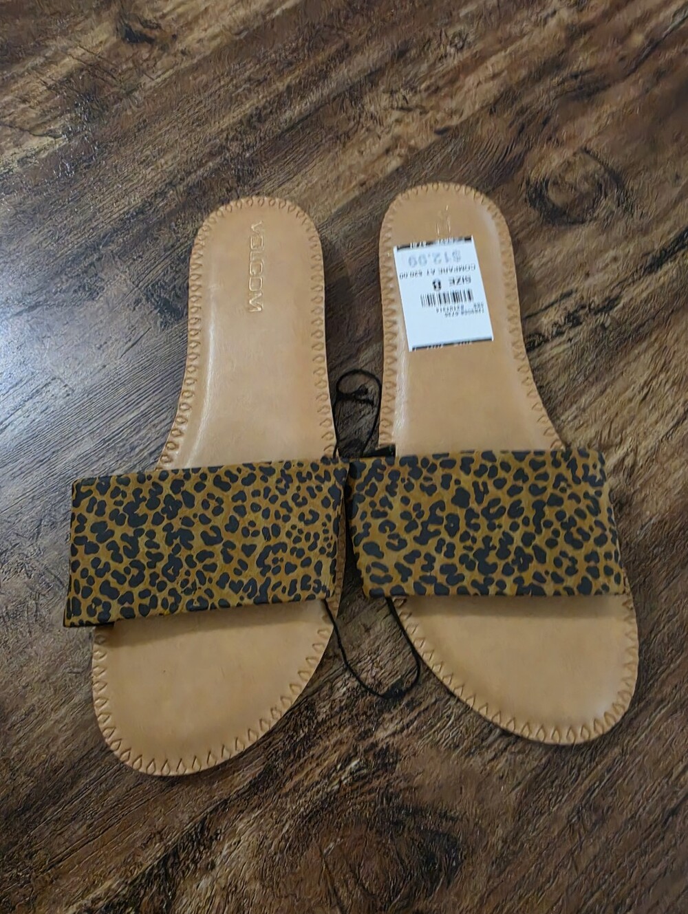 Volcom Cheetah Print Sandals